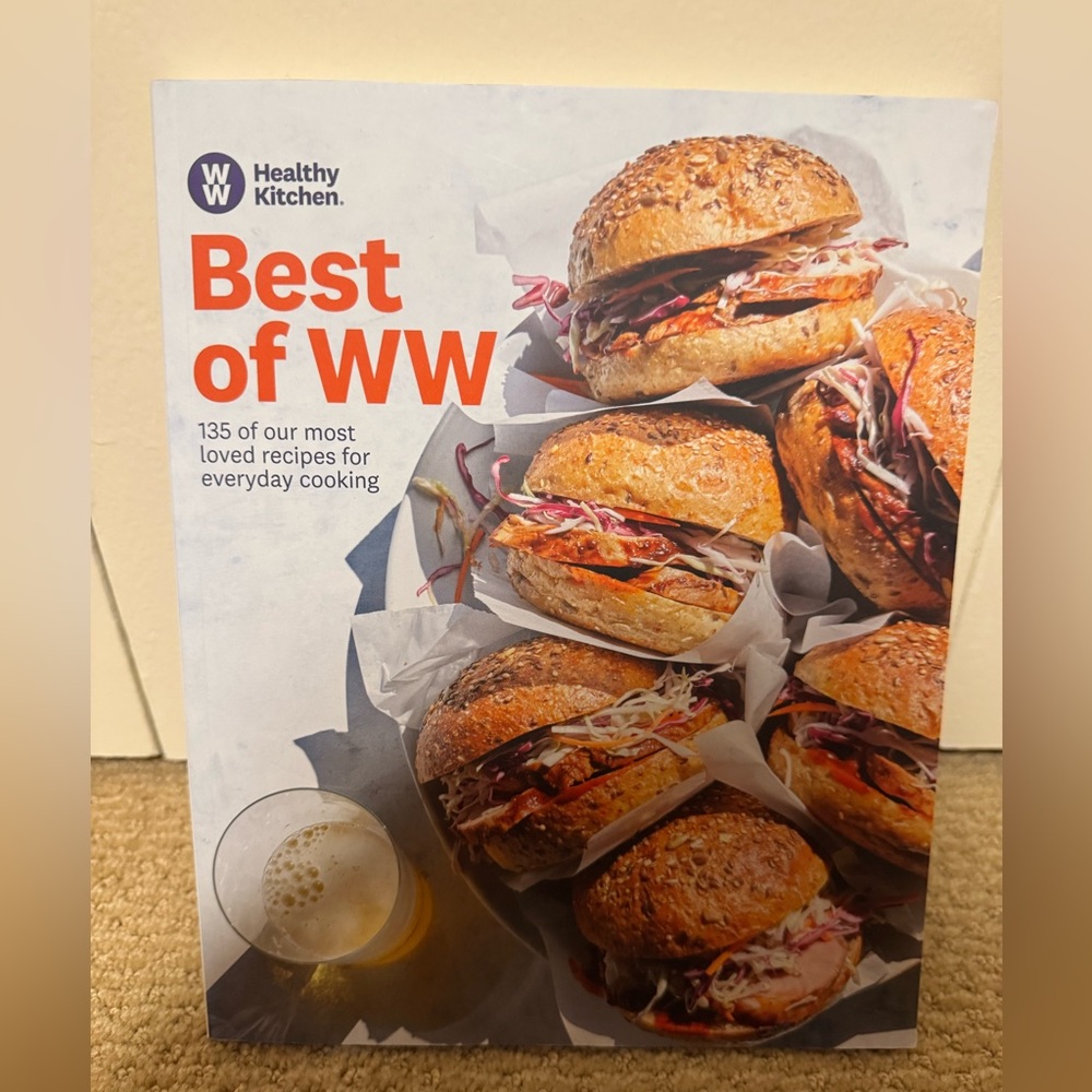 Best of WW Healthy Kitchen Cookbook - White & Orange Cover
